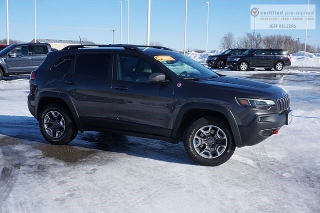 Used 2019 Jeep Cherokee Trailhawk with VIN 1C4PJMBX0KD350933 for sale in New Prague, Minnesota