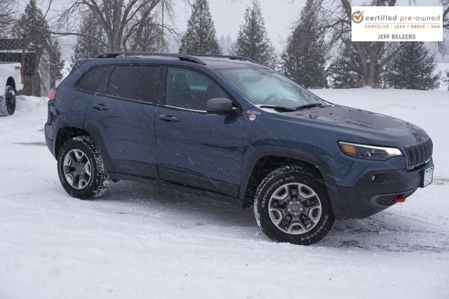 Certified 2019 Jeep Cherokee Trailhawk with VIN 1C4PJMBX6KD395214 for sale in New Prague, Minnesota