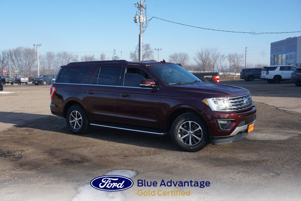 Certified 2021 Ford Expedition XLT with VIN 1FMJK1JT0MEA77243 for sale in New Prague, Minnesota