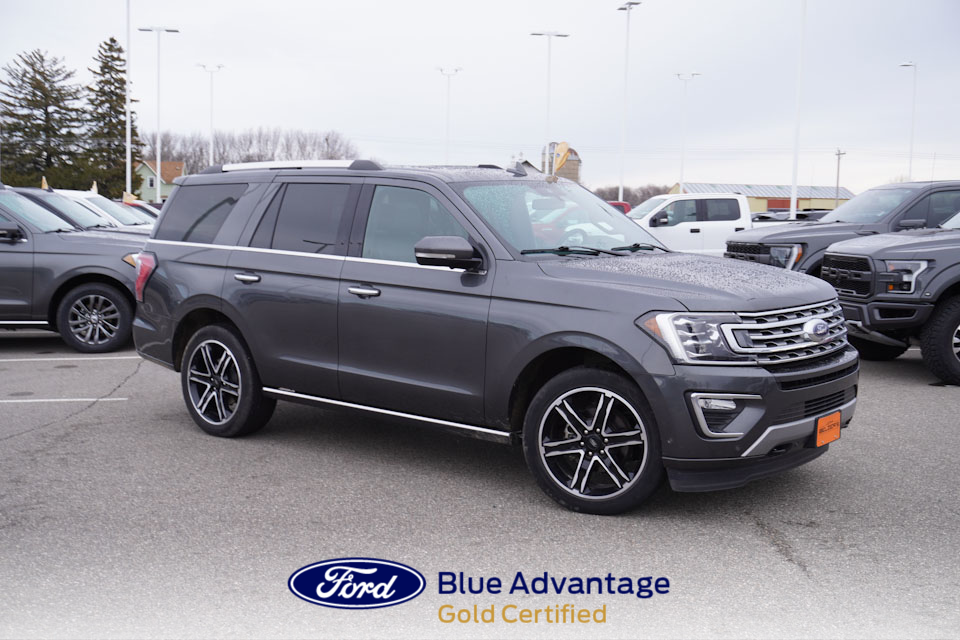 Certified 2020 Ford Expedition Limited with VIN 1FMJU2AT8LEA78509 for sale in New Prague, Minnesota
