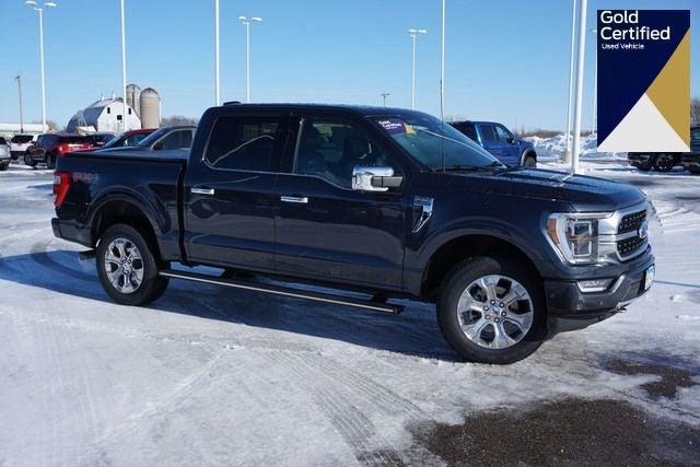 Used 2021 Ford F-150 Platinum with VIN 1FTFW1E86MFC95573 for sale in New Prague, Minnesota